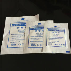 Pansements en gaze de qualité export 7,5x7,5cm 8 couches non stériles pour plaies, fournitures médicales du Guangdong - Product Image 4