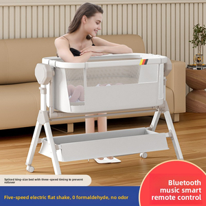 Multifunctional Smart Electric Modern Baby <b>Swing</b> Cradle Auto Soothing Adjustable Bassinet Rocking Bed Metal <b>Frame</b> for Newborns - Product Image 5