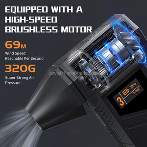 מפוח תעשייתי חדש לשנת 2026, 12V DC, בקר מהירות ללא מברשות, מפוח אוויר אלחוטי דגם X3 PRO, 95x144.2x40.4 מ\\\"מ, לרכב - Product Image 4