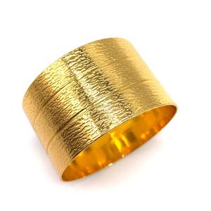 Spot Gold Weihnachts-Serviettenring Rund Serviettenhalter Papierhandtuchring Tischdeckenring Legierung Minimalistischer Stil - Product Image 4