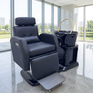 Cama Giratoria Multifuncional para Lavado de Cabello, para Tratamientos de Champú en Salones Profesionales y Servicios de Cuidado Capilar Confortables - Product Image 1
