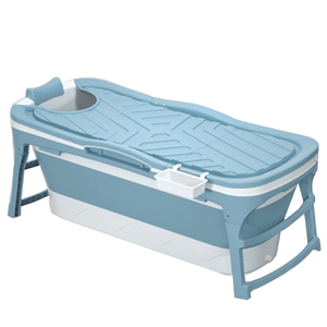 Bath tub can be customized color 118CM large plastic foldable bath tub for adults