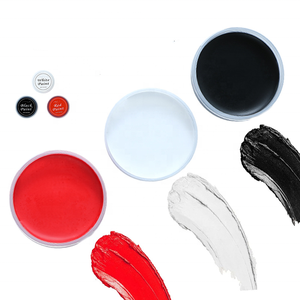 Set de Pintura Facial Clásica de 3 Colores al por Mayor |   Rojo/Negro/Blanco |   Lavable |   Venta al por Mayor de Artículos de <span class=keywords><strong>Halloween</strong></span> y Cosplay. - Product Image 1