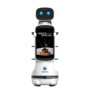 2025 thiết kế mới t10s điều hướng thông minh hoàn toàn tự động phân phối thực phẩm robot với 40kg tải trọng IP54 - Product Image 3