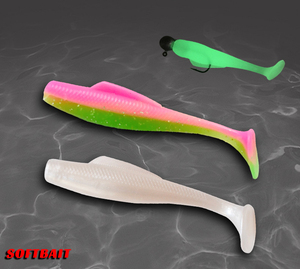 Set da 6/8 Pezzi di <span class=keywords><strong>Esche</strong></span> Morbide in TPR 80mm 4.8g 60mm 1.9g, Swimbait con Coda a Paletta Morbida, <span class=keywords><strong>Esche</strong></span> da Pesca Artificiali in Silicone, Wobbler, <span class=keywords><strong>Esche</strong></span> Morbide - Product Image 4