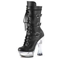 Chaussures à talons hauts pour femmes sexy pour la pole dance, plateforme de 14 cm, 15 cm, 17 cm, 18 cm, 20 cm, bottes de strip-teaseuse