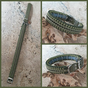 Kerah anjing peliharaan PARACORD dapat disesuaikan kustom & VLOOIENBAND - Product Image 4