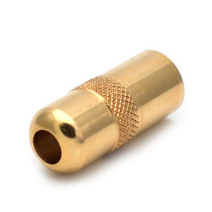 Capuchon de prise jack pour <span class=keywords><strong>guitare</strong></span>, chrome doré, pour sortie de micro de <span class=keywords><strong>guitare</strong></span>, avec embout de fixation pour tube, pièce de rechange musicale - Product Image 2