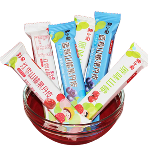 Chinesische Traditionelle Süße Weißdorn-Nussriegel, Nahrhafte Kaubonbons, Frittierte Fruchtleder-Rolle, Verdauungsfördernde Snacks in Beutelverpackung - Product Image 5