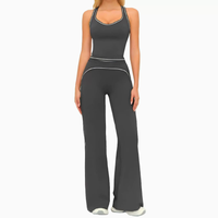 Ensemble de yoga pour femmes : soutien-gorge de sport et short à séchage rapide pour la course en extérieur et la gym – Collection Automne