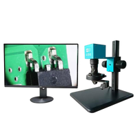Microscope stéréo 3D 4K YB-330, microscope de mesure industriel pour l'inspection des défauts de composants électroniques, de matériel et de bijoux