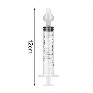 Jeringa e irrigador nasal para bebés con aspirador, de PP y silicona ecológicos, diseño ergonómico, nuevo para 0-24 meses - Product Image 3
