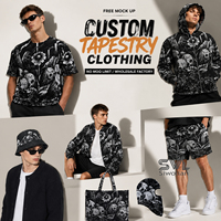 Veste streetwear personnalisée à col rabattu pour homme, manteau d'hiver matelassé grande taille, veste tapisserie pour homme