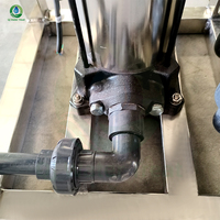 Machine RO industrielle compacte 250 LPH 0,25 T/H avec châssis en acier inoxydable et système d'osmose inverse avec boîtier de filtre bleu intégré