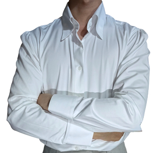 <span class=keywords><strong>Camisa</strong></span> <span class=keywords><strong>de</strong></span> <span class=keywords><strong>Vestir</strong></span> para Hombre, 100% Algodón, <span class=keywords><strong>Sin</strong></span> Plancha, <span class=keywords><strong>Cuello</strong></span> Largo, Botones Ocultos, Corte Ajustado, para Negocios, Fabricación OEM Personalizada - Product Image 1