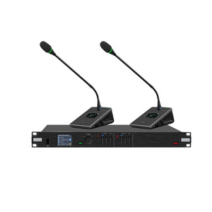 Sistema de micrófono inalámbrico profesional de doble UHF 290 con tecnología True Diversity para presentaciones en escenario. - Product Image 4