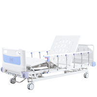 Lit médicalisé à double manivelle réglable en ABS pour clinique et usage domestique/hospitalier, vente directe usine CE