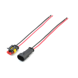Conector Automotriz de 2 Pines Macho y Hembra Serie 1.5, Conector Eléctrico para Automóviles, Arnés de Cables para Auto - Product Image 3