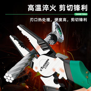 Alicates Industriales X Tuosen de 80, 92 y 60 mm, Cortadores de Alambre Excéntricos de Ahorro de Energía - Product Image 2