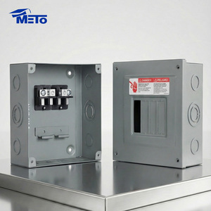 Caja de distribución eléctrica mcb de metal, 4 vías, monofásica, económica, Superior - Product Image 6
