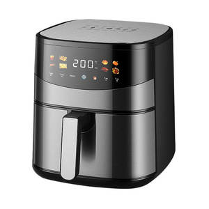 Friteuse à air Airfeyer 6L en acier inoxydable avec affichage numérique, revêtement céramique, multifonctionnelle, pour frites, électrique, 390x335x395mm - Product Image 2