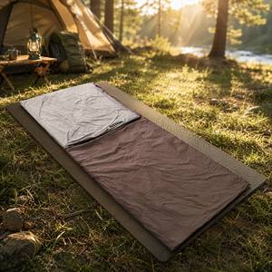 Mini Envelope Down Filled Summer Ultralight 760g Nylon Sleeping <b>Bag</b> Oversized Portable <b>Compressible</b> Travel - Product Image 1