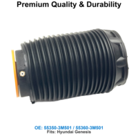 SuspAir 553503M501 553603M501 Suspension pneumatique arrière gauche pour Hyundai Genesis
