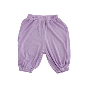 Pantalons d'été unisexes pour bébés de 3 à 24 <span class=keywords><strong>mois</strong></span>, couleur unie, pantalons à revers élastiques, garçons filles, spandex/coton respirant, noir, <span class=keywords><strong>blanc</strong></span>, gris - Product Image 6