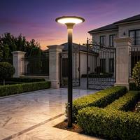 Lampe solaire LED pour extérieur, éclairage de zone, fonctionne de nuit à l'aube, étanche IP65, lampe de sécurité extérieure du crépuscule à l'aube pour jardin, cour, allée