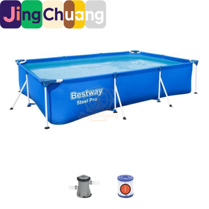 <span class=keywords><strong>Piscine</strong></span> gonflable carrée surélevée <span class=keywords><strong>pour</strong></span> adultes et enfants, avec structure tubulaire, épaissie, type bassin à poissons - Product Image 6