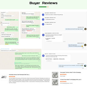 Boîte en Fer Blanc OEM d'Usine en Stock 180x100x68mm Rectangulaire pour Biscuits Bonbons Sucreries, Boîte de Rangement à Thé en Métal - Product Image 6