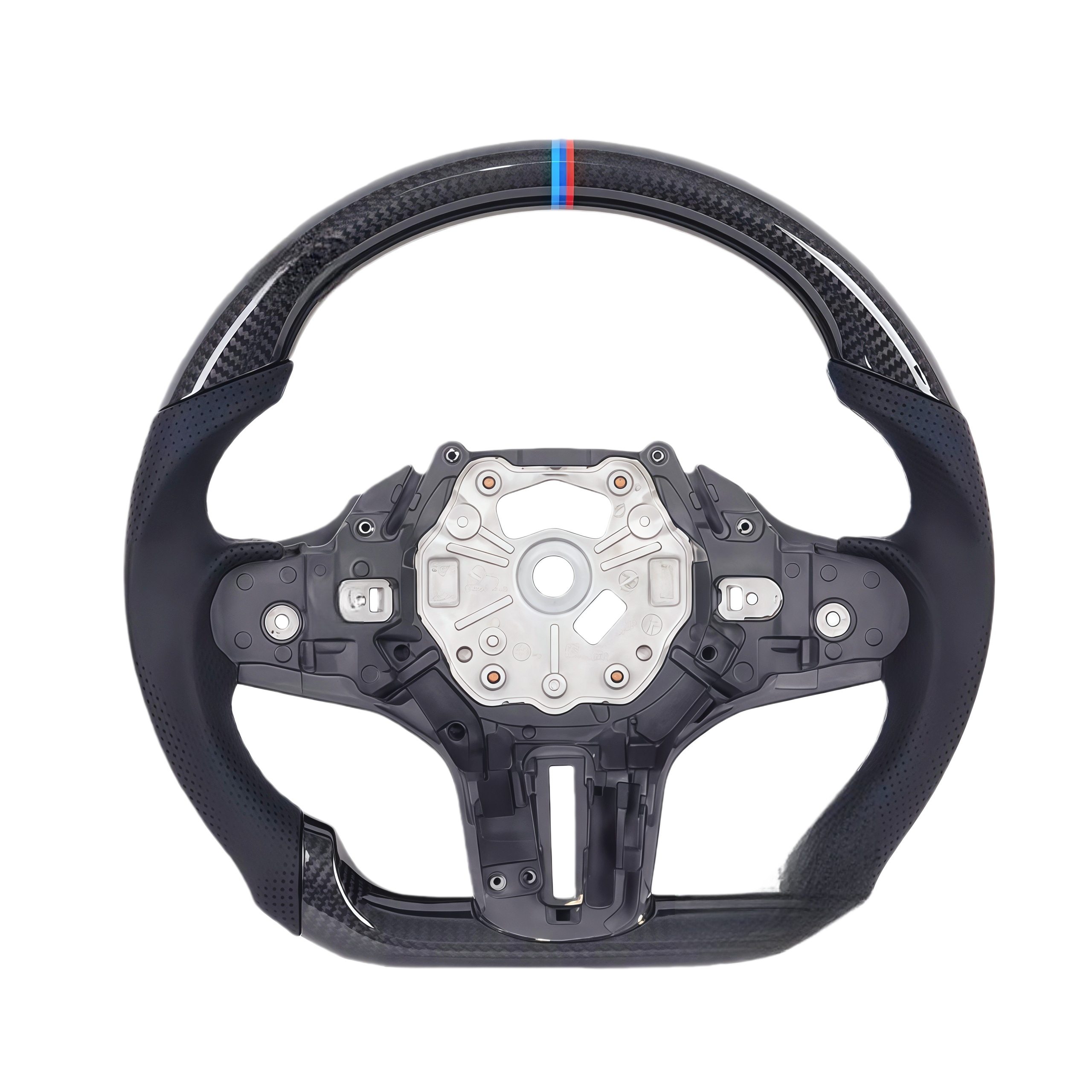 Fibre de carbone + série tricolore BMW