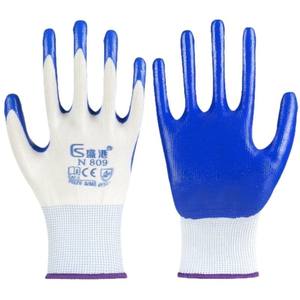 ถุงมือทำงานไนไตรล์ Shenggang N809 แบบเต็มผิวสัมผัส กันลื่น สำหรับงานก่อสร้าง ซ่อมรถยนต์ งานบ้านทั่วไป ไซส์ M L XL - Product Image 1