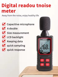 HEDAO Testeur de bruit numérique professionnel <span class=keywords><strong>Mesure</strong></span> 30-130db Volume Numérique Décibel Bruitmètre Environnemental - Product Image 5