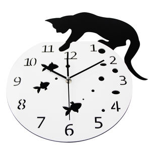 <span class=keywords><strong>Orologio</strong></span> <span class=keywords><strong>da</strong></span> <span class=keywords><strong>Parete</strong></span> in Acrilico a Forma di <span class=keywords><strong>Gatto</strong></span>, Design Creativo e Fantasioso, Decorazione per la Casa, <span class=keywords><strong>Orologio</strong></span> Decorativo, Regalo, Movimento al Quarzo, Moderno - Product Image 2