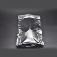 Sac d'emballage en feuille d'aluminium sous vide imprimé sur mesure, pochette en aluminium, sacs thermoscellés argentés pour aliments