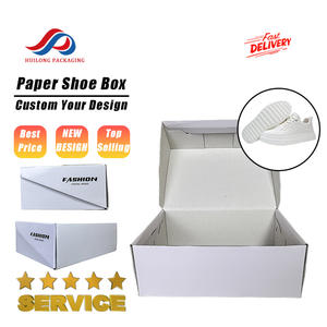 अनुकूलित रंग क्राफ्ट पेपर स्नीकर पैकेजिंग बॉक्स ओम सेवा उच्च गुणवत्ता अनुकूलन योग्य आकार फोल्डेबल जूते बॉक्स - Product Image 1