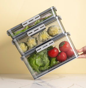 Organizador Apilable para Refrigerador y Congelador, Cajón, Contenedor, Cesta con Tapas Ventiladas - Product Image 3