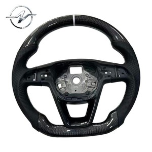 <span class=keywords><strong>Volant</strong></span> sport en cuir et fibre de carbone YZ personnalisé, antidérapant, à 3 branches, pour <span class=keywords><strong>Seat</strong></span> <span class=keywords><strong>Leon</strong></span> MK3 <span class=keywords><strong>5F</strong></span> Ibiza 6F 2013-2016 - Product Image 4