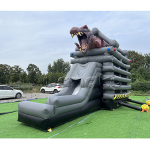 T-Rex toboggan gonflable Bounce <span class=keywords><strong>House</strong></span> Jumping Bounce Gonflable <span class=keywords><strong>Dragon</strong></span> avec une Glissière de Bouche de Travail - Product Image 4