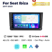 MEKEDE 8G 128G Android 12 Control de voz 8Core IPS DSP Video de coche para SEAT Ibiza 2017 2018 2019 2020 Car-PLAY 4G LTE WIFI GPS BT