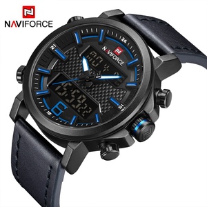 นาฬิกา NAVIFORCE 9135 สำหรับผู้ชาย ของแท้ นาฬิกาจับเวลา นาฬิกาปลุก นาฬิกาสปอร์ต นาฬิกาข้อมือสีน้ำเงินสุดหรู - Product Image 2