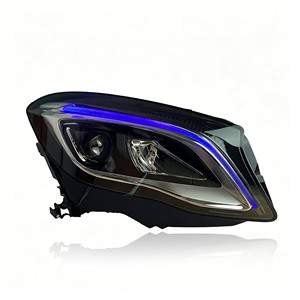 Faro a LED di Alta Qualità 12V per Mercedes <span class=keywords><strong>GLA</strong></span> X156 2015-2019, Aggiornamento con DRL LED e Indicatori di Direzione Sequenziali - Product Image 5