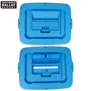 Large Foldable Clear Plastic Ballot <strong>Box</strong> / <strong>Suggestion</strong> <strong>Box</strong> with Lock Customizable Size Made in China for Nigeria - Product Image 4