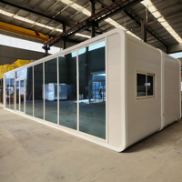 Cabane préfabriquée Apple Cabin, mini-maison industrielle, capsule spatiale moderne modulaire, pod de vie portable, maison d'hôtes de jardin, bureau