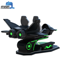 Simulador de Avión VR 9D, Juego de Vuelo Inmersivo, Simulador de Vuelo Virtual Educativo para Interiores