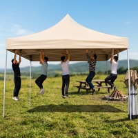 Tentes pliantes personnalisées pour patios, gazebo pop-up 40 mm, tentes de réception 10x20, tentes de salon professionnel 3x3 3x6
