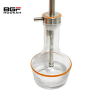 Vente en gros Design unique de haute qualité Orange Chaos Hookah Shisha Ensemble de fumeurs Shisha en acier inoxydable