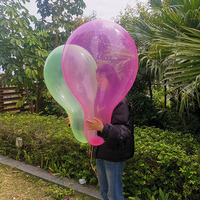 Globos de látex grandes con cuello largo para reventar, divertidos, coloridos y encantadores, ideales para jóvenes.