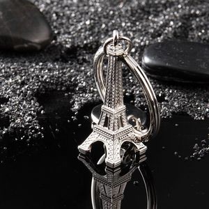 2024ปารีสโปรโมชั่นพวงกุญแจปารีสหอไอเฟลรุ่นพวงกุญแจโลหะโลโก้ที่ว่างเปล่าขนาดเล็กแท็กพวงกุญแจ - Product Image 4